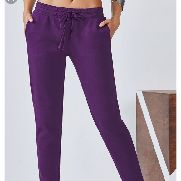 bright purple jumpsuit